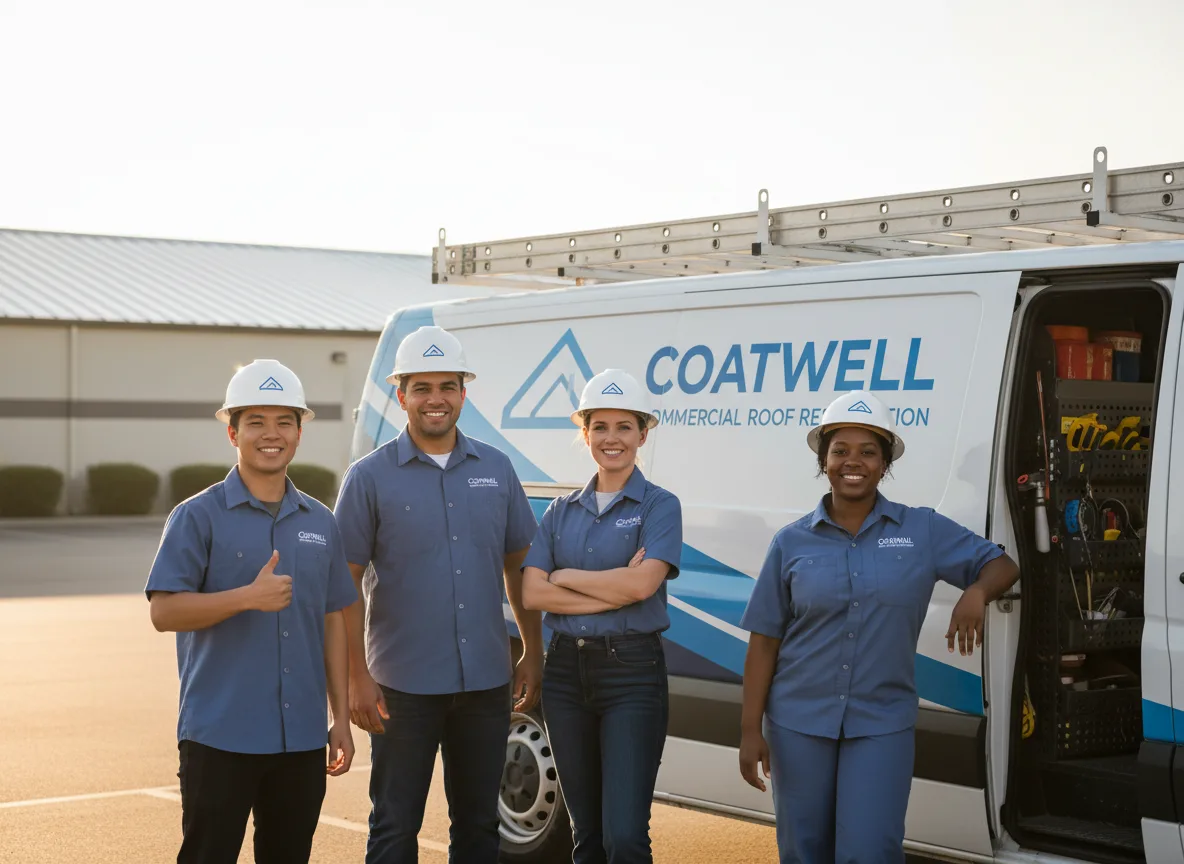 Commercial roof coating company in Port Crane, NY